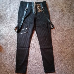 NWT killstar shadow strip pants pinstripe